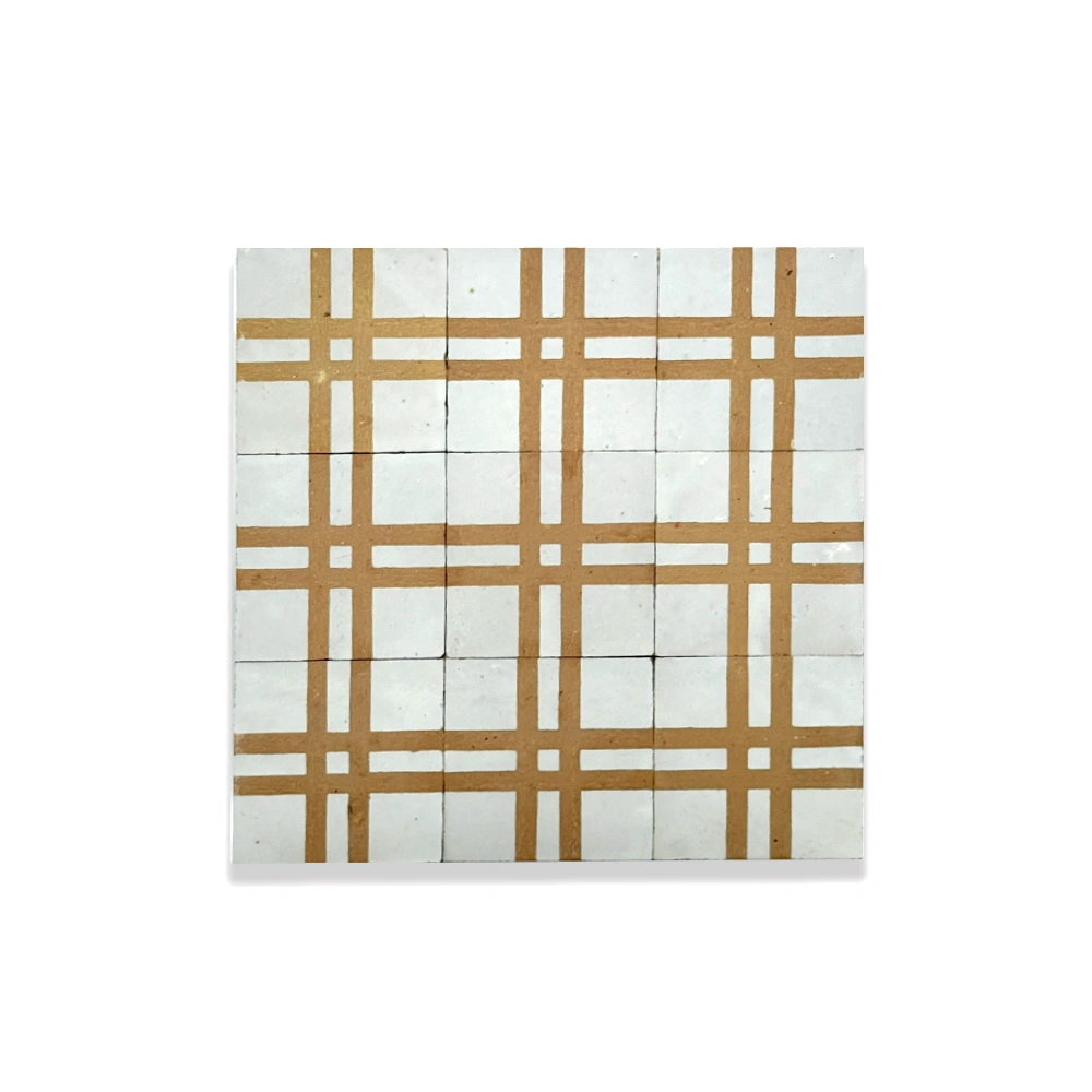 “Atlas Crossroads” – Ivory & Sand Checkered Zellij