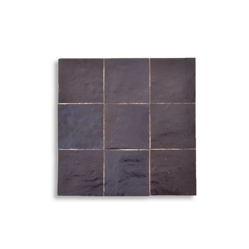 Deep Midnight Blue Zellij Tiles | Handcrafted Moroccan Tiles