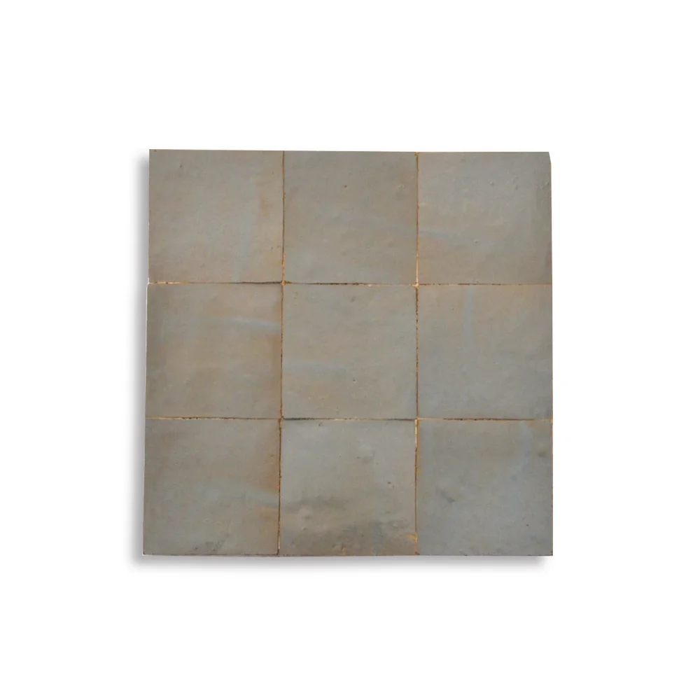 Muted Warm Gray Zellij Tiles | Handcrafted Moroccan Tiles