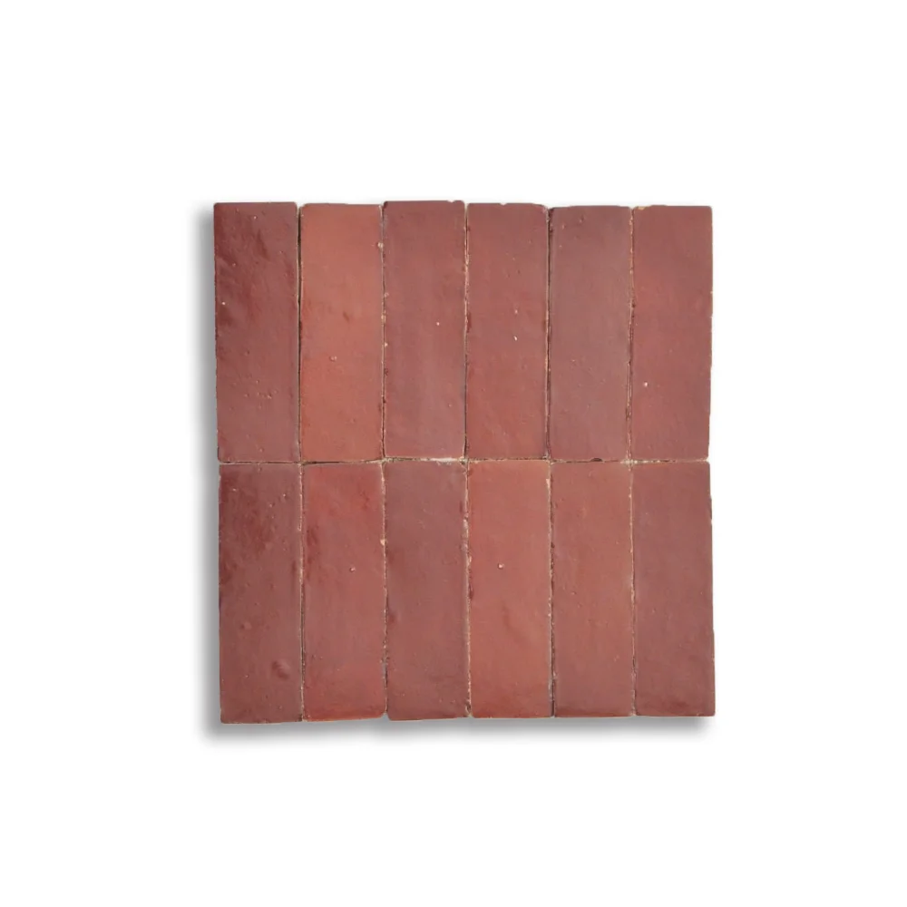 Terracotta Bejmat Tiles | Handcrafted Moroccan Tiles