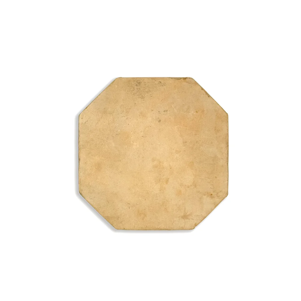 Cura Natural Sand Octagon Tile | Handmade Moroccan Clay Zellij
