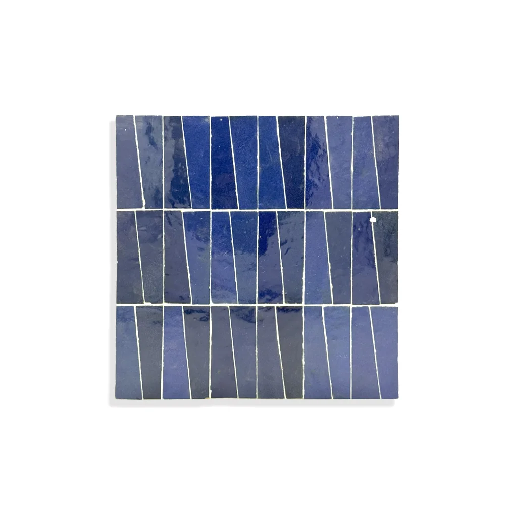 Oujda Cobalt – Moroccan Zellij Panel in Rich Tapered Blue