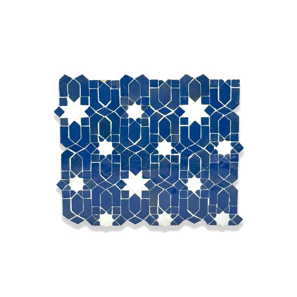 Sevilla Nights – Moroccan Zellij Tile with Moorish Stars