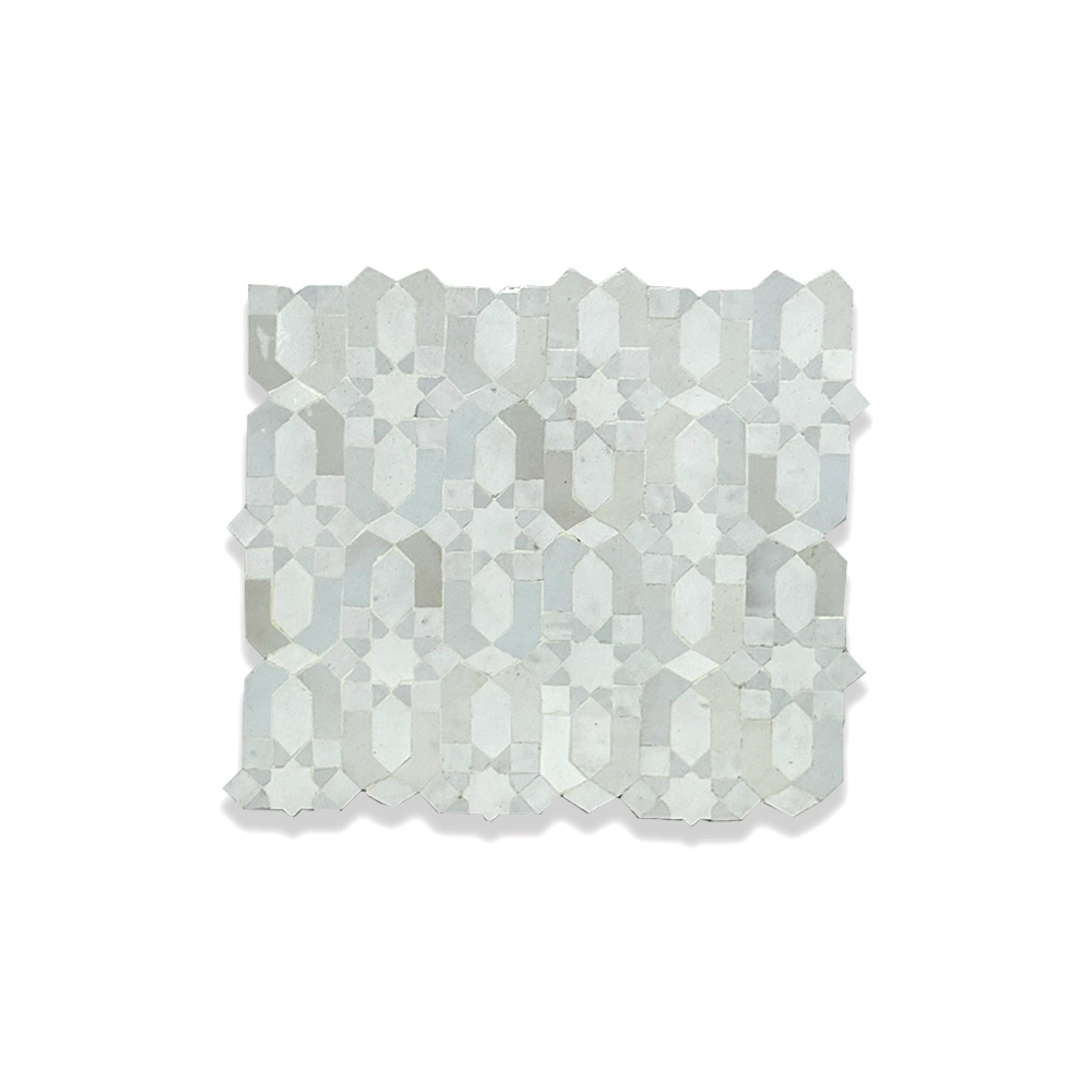Sevilla Whisper – Moroccan Zellij Tile in Pearl