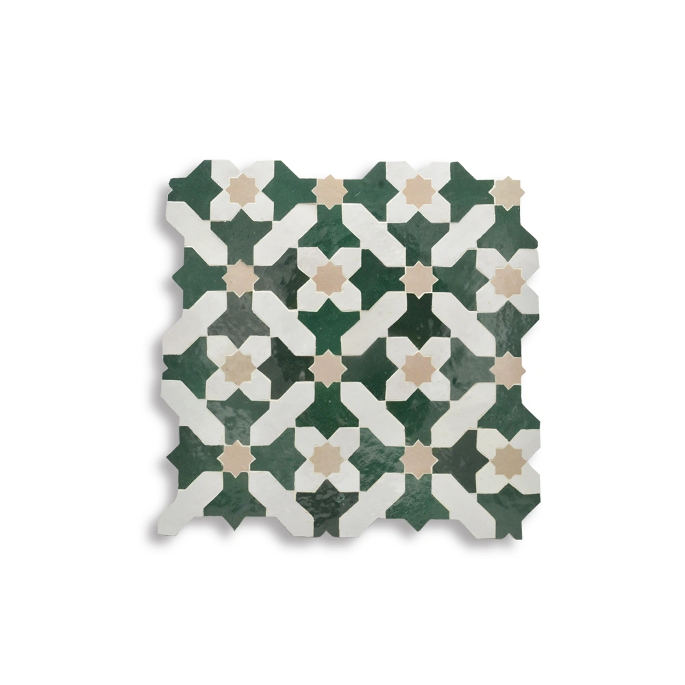Sultan Garden – Moroccan Zellij Tile in Majorelle Green